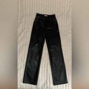 Black Straight Leg Pants